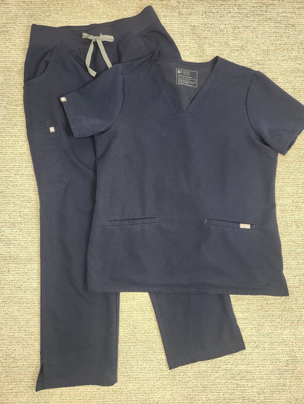 Figs Women's Scrub Set in Navy
